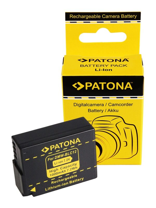 Battery Panasonic DMW-BLC12 E Lumix DM FZ200 BLC12 BLC12PP