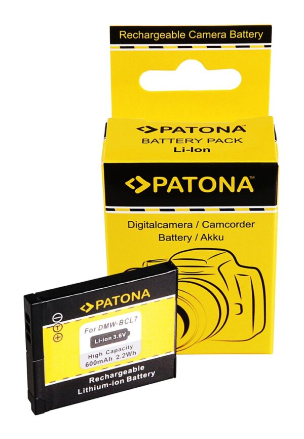 battery Panasonic DMW-BCL7E SZ9 SZ3 XS1 FS50 FH50 F5 BCL7