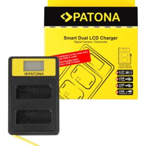 Smart Dual LCD USB Charger Nikon EN-EL14 ENEL14 D3100 D3200 D5100 D5200 D5300 P7000 P7700 P7800